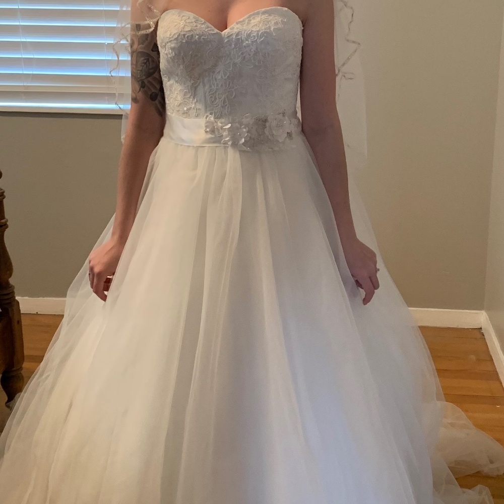 David’s Bridal wedding dress